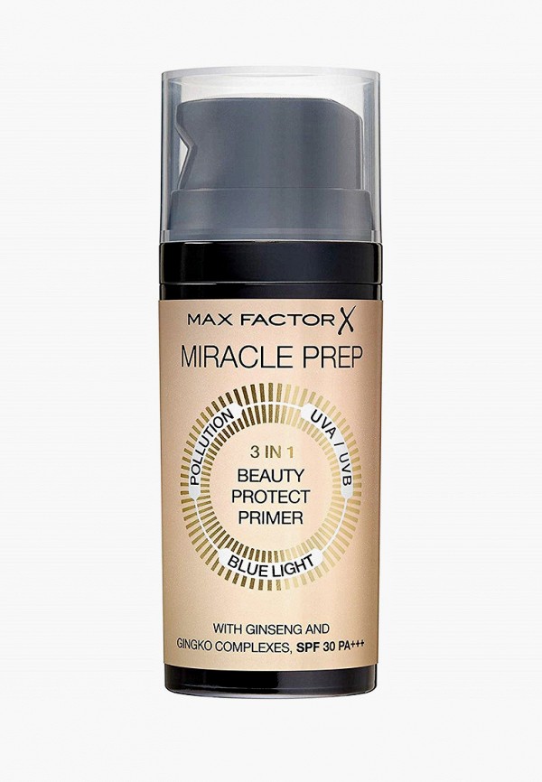 

Праймер для лица Max Factor, Бежевый, Miracle Prep 3 In 1