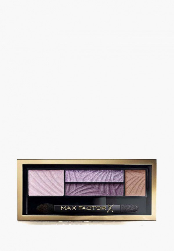

Палетка для глаз Max Factor, Прозрачный, Тени 4-хцветные для век и бровей, Smokey Eye Drama Kit 2 в 1, 04 luxe lilacs