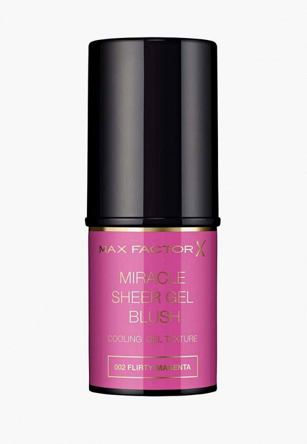 

Румяна Max Factor, Розовый, в стике, Sheer Gel Blush, 002 flirty magenta, 8 г