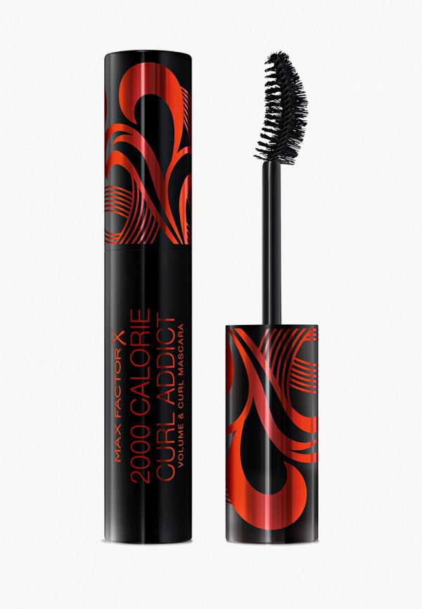 

Тушь для ресниц Max Factor, Коричневый, объемная подкручивающая 2000 Calorie Curl Addict, 2 Black Brown, 11 мл