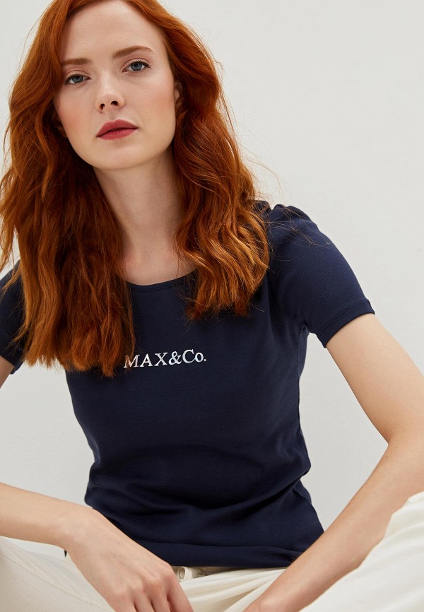 

Футболка Max&Co, Синий, MANGO