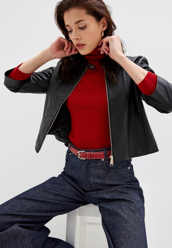 

Куртка кожаная Max&Co, Черный, DENOTARE