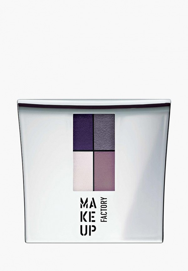 

Тени для век Make Up Factory, Разноцветный, 4-х цветные Eye Colors т.46 баклажан/зол.сирень, винный/св.розовый