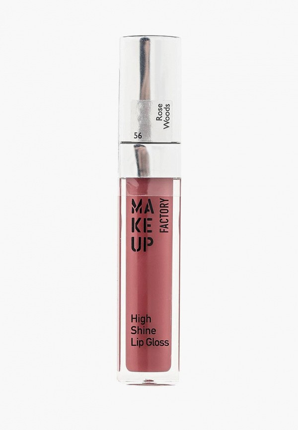 Блеск для губ Make Up Factory HIGH SHINE Lip Gloss, с эффектом влажных губ, тон 56 древесный розовый, 6.5 мл