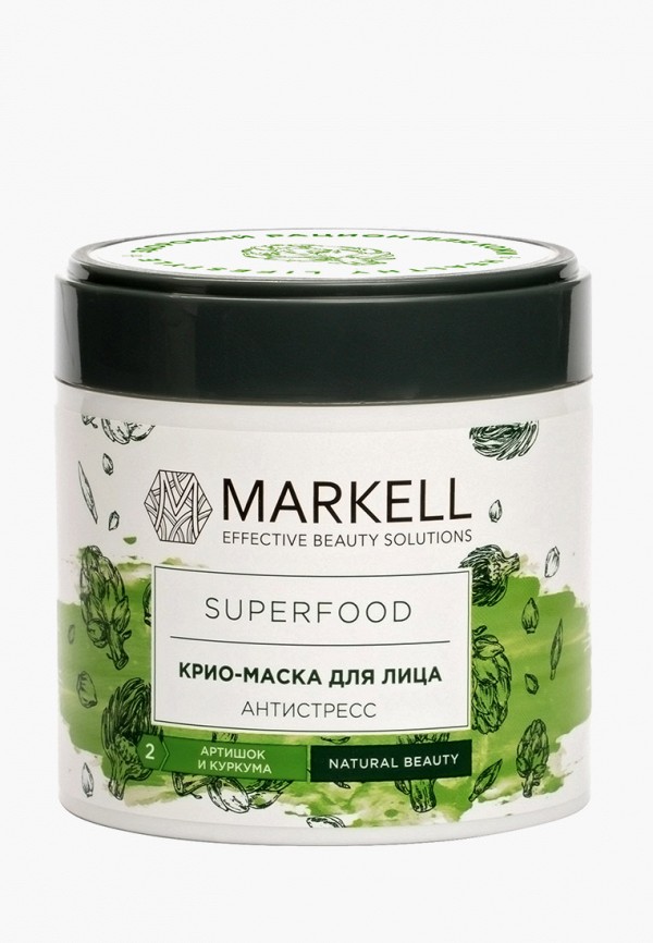 

Маска для лица Markell, Прозрачный, КРИО (АРТИШОК И КУРКУМА) 100 мл