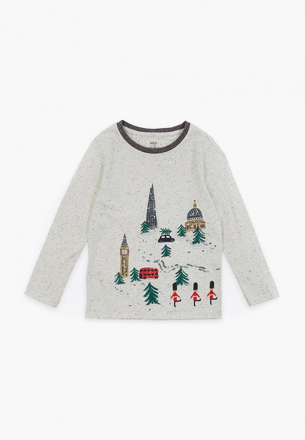 

Лонгслив Marks & Spencer, Серый