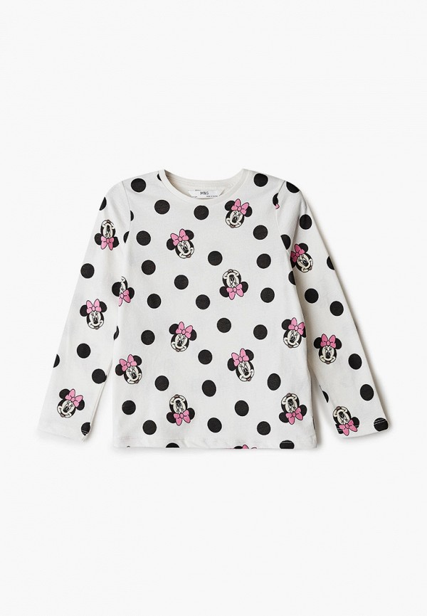 

Лонгслив Marks & Spencer, Белый, Marks & Spencer MA178EGKTYW1