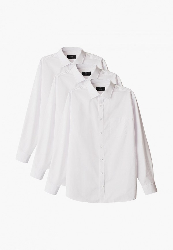 Рубашки 3 шт. Marks &amp; Spencer белого цвета