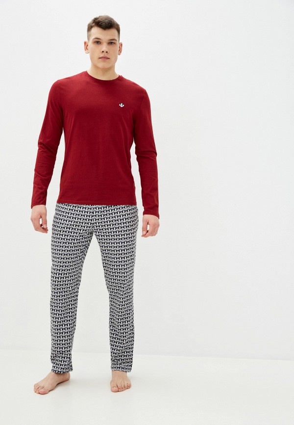 

Пижама Marks & Spencer, Бордовый;серый, Marks & Spencer MA178EMLKKZ6