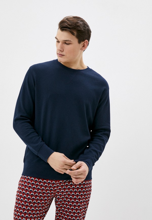 

Лонгслив домашний Marks & Spencer, Синий, Marks & Spencer MA178EMLKLA0