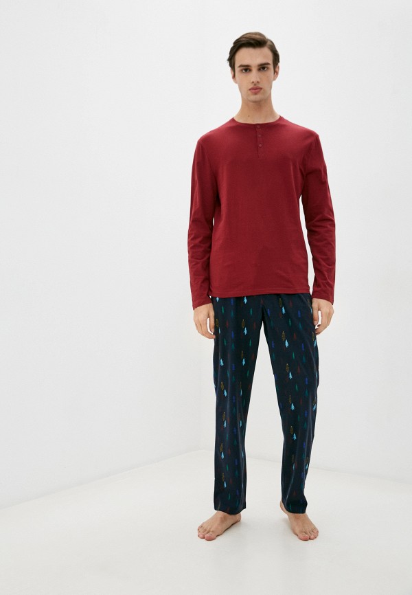 

Пижама Marks & Spencer, Бордовый;синий, Marks & Spencer MA178EMLKLB2