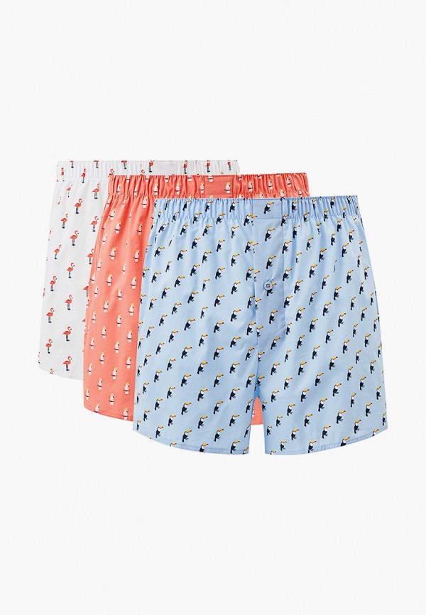 

Трусы 3 шт. Marks & Spencer, Белый;голубой;коралловый, Marks & Spencer MA178EMMUDC6
