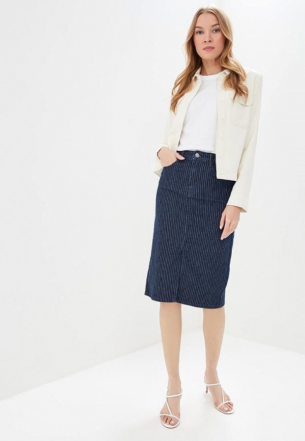 

Юбка джинсовая Marks & Spencer, Синий, Marks & Spencer MA178EWDFEP3