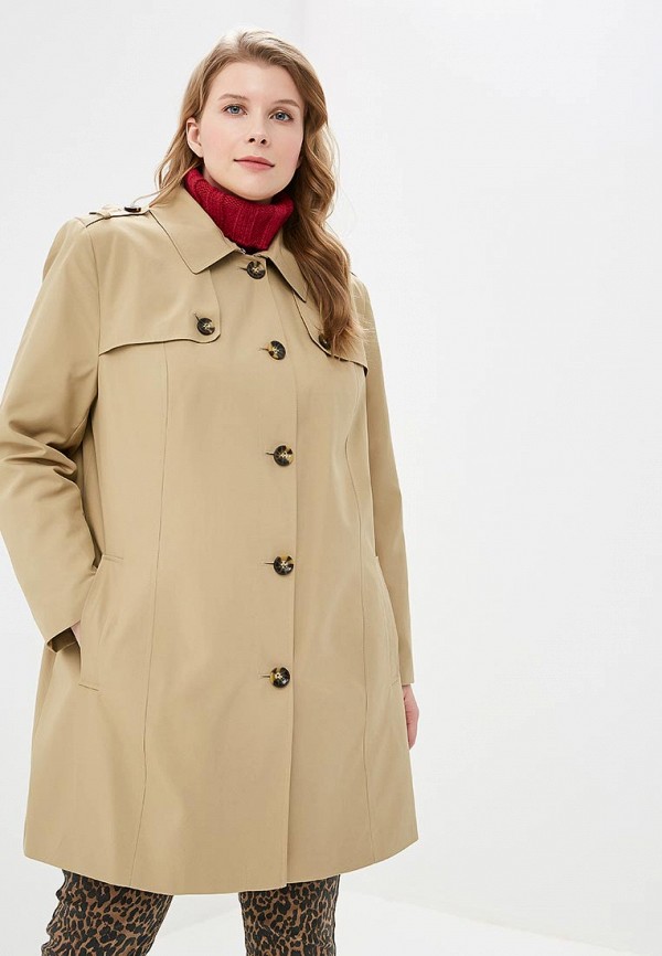 

Плащ Marks & Spencer, CURVE, Бежевый