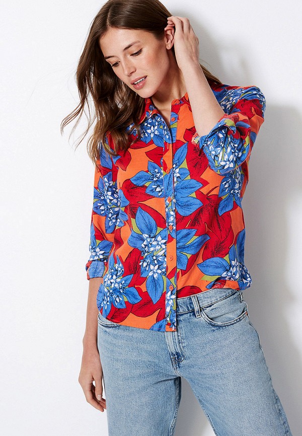

Рубашка Marks & Spencer, Marks & Spencer MA178EWFJJD2, Мультиколор