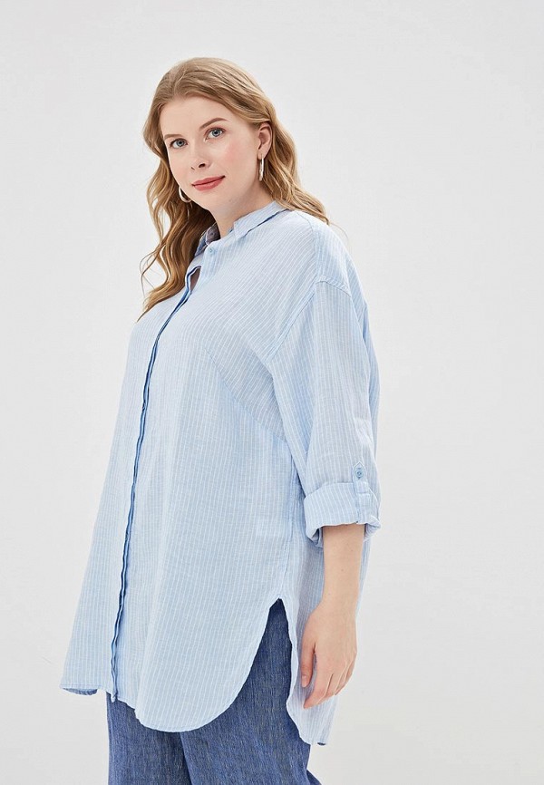 

Рубашка Marks & Spencer, Голубой, CURVE