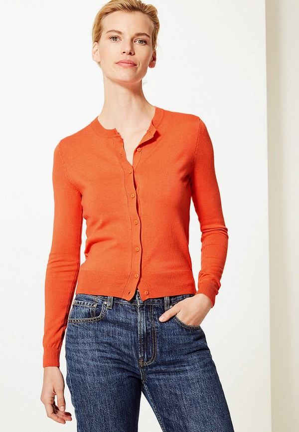 

Кардиган Marks & Spencer, Оранжевый, Marks & Spencer MA178EWGCXE0