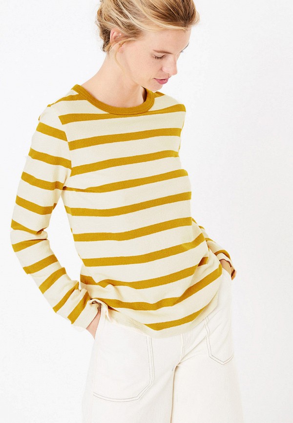 

Лонгслив Marks & Spencer, Белый, Marks & Spencer MA178EWGCXR4