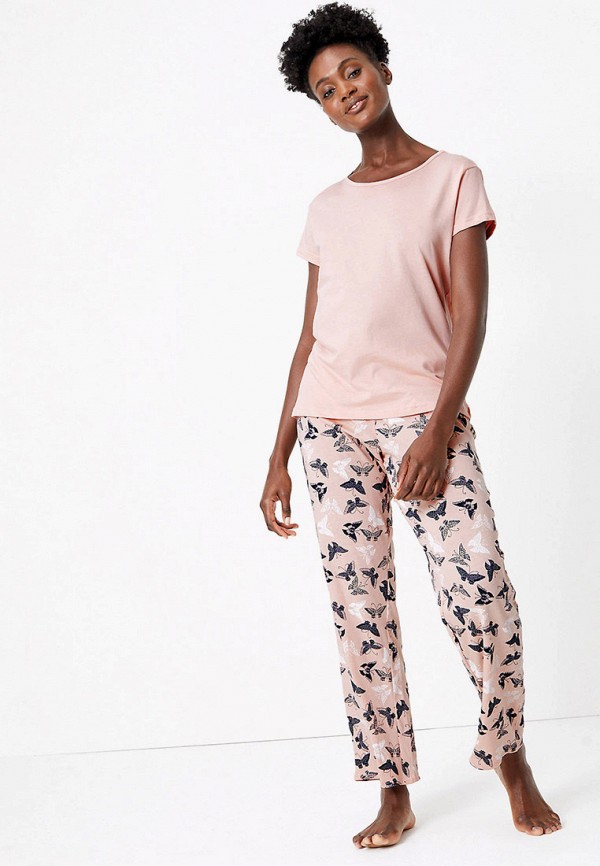 

Пижама Marks & Spencer, Розовый, Marks & Spencer MA178EWHZYZ7