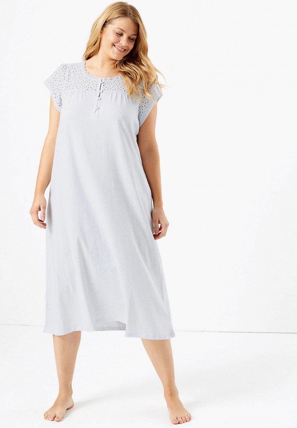

Платье домашнее Marks & Spencer, Голубой, Marks & Spencer MA178EWHZZC3