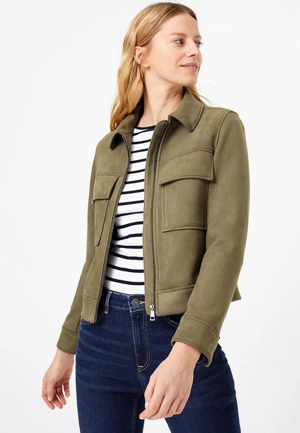 

Куртка кожаная Marks & Spencer, Хаки, Marks & Spencer MA178EWIBZD3