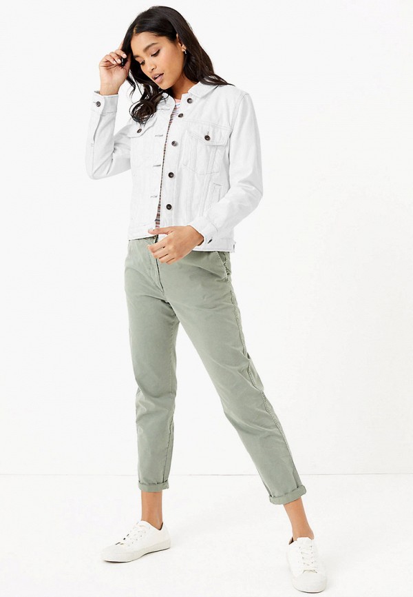 

Куртка джинсовая Marks & Spencer, Белый, Marks & Spencer MA178EWIBZD6