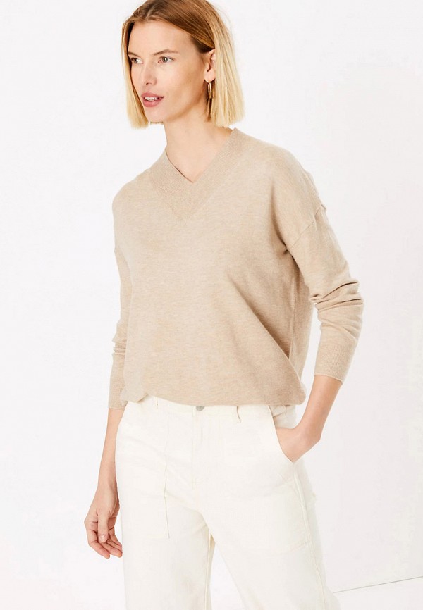 

Пуловер Marks & Spencer, Бежевый, Marks & Spencer MA178EWIBZR4