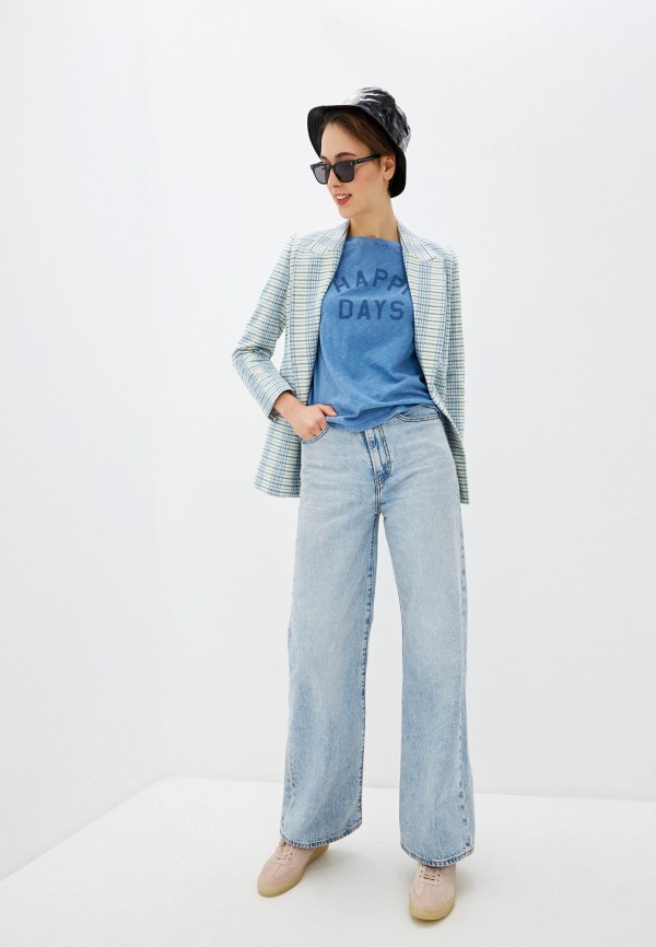

Футболка Marks & Spencer, Голубой, Marks & Spencer MA178EWICAA1