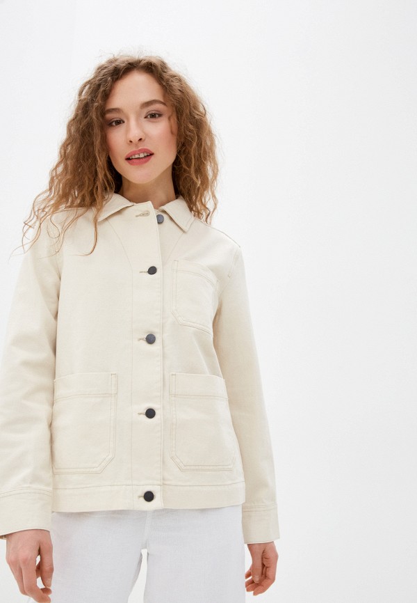 

Куртка джинсовая Marks & Spencer, Бежевый, Marks & Spencer MA178EWIZHB8