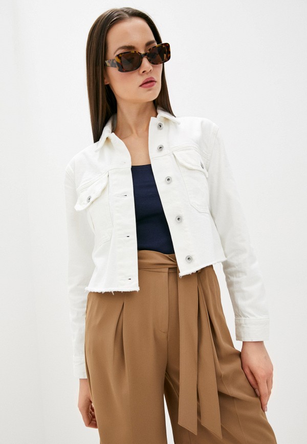 

Куртка джинсовая Marks & Spencer, Белый, Marks & Spencer MA178EWIZHC0