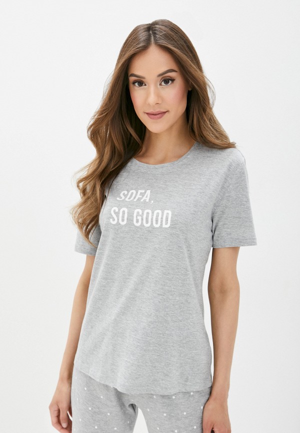 

Футболка домашняя Marks & Spencer, Серый, Marks & Spencer MA178EWJCTN9