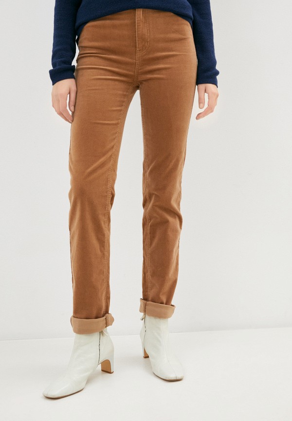 

Брюки Marks & Spencer, Коричневый, STRAIGHT