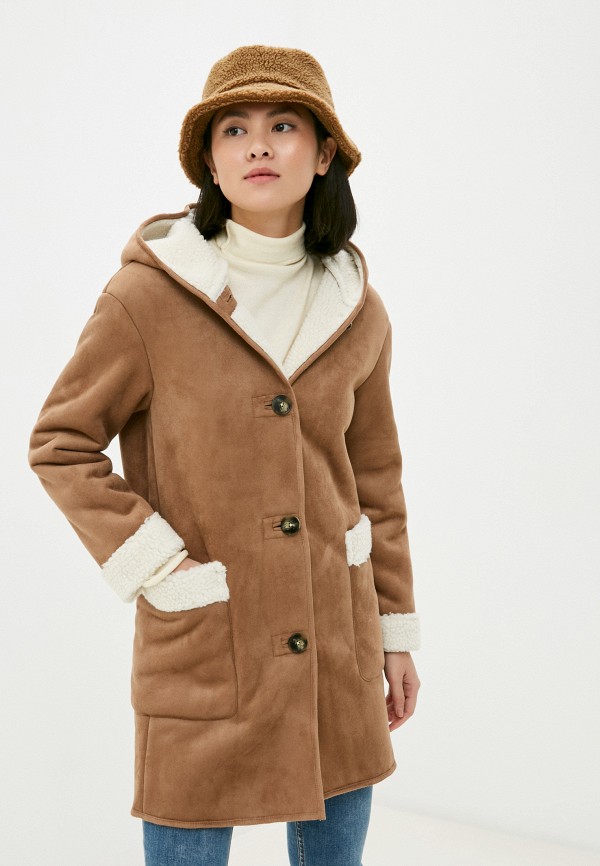 

Дубленка Marks & Spencer, Коричневый, Marks & Spencer MA178EWLKMM3