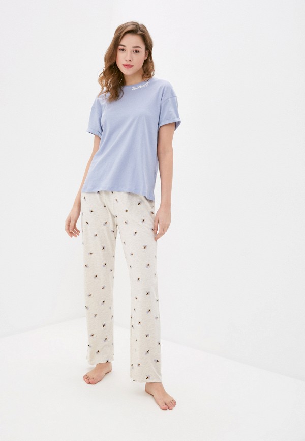 

Пижама Marks & Spencer, Бежевый;голубой, Marks & Spencer MA178EWMDVG9