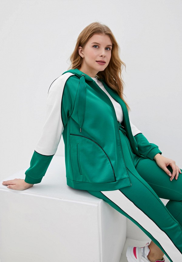 

Толстовка Marina Sport x Marina Rinaldi, OMBRATO, Зеленый