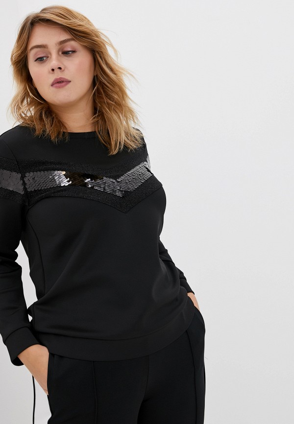 

Свитшот Marina Sport x Marina Rinaldi, Черный, OBELISCO