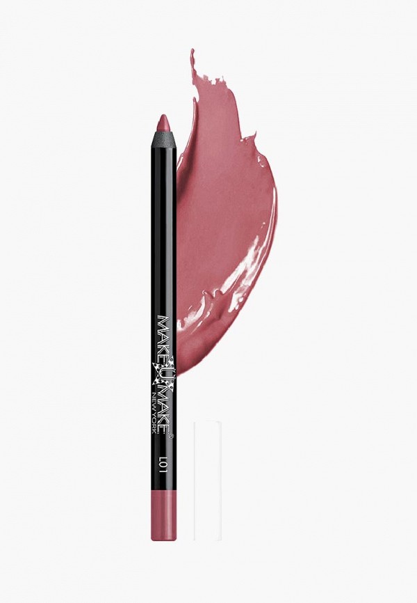 

Карандаш для губ MakeUMake, Розовый, Карандаш-помада 18 часов - Натуральные Губы