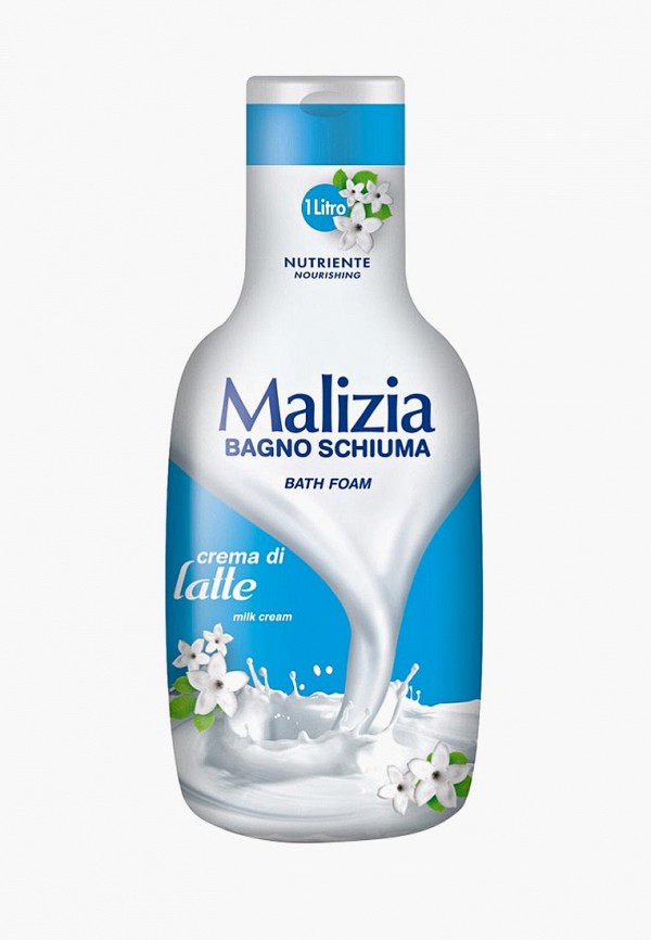 

Пена для ванн Malizia, Белый, "MILK", 1000 мл