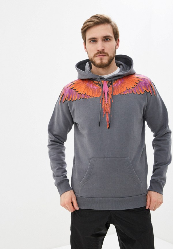 

Худи Marcelo Burlon County of Milan, Серый, Marcelo Burlon County of Milan MA203EMIEJR8