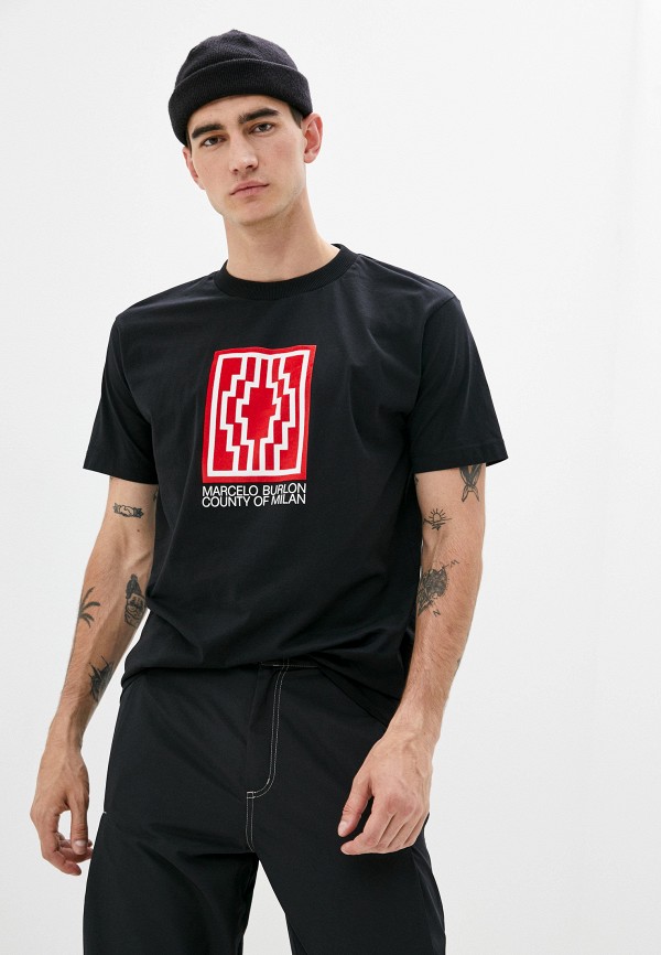 

Футболка Marcelo Burlon County of Milan, Черный
