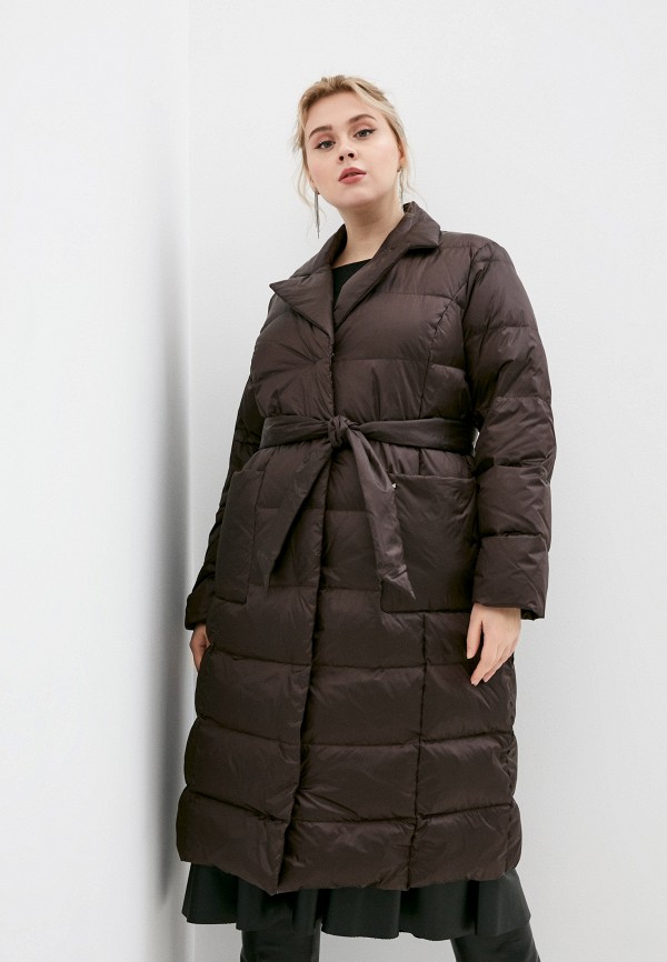 

Пуховик Marina Rinaldi Sport, Коричневый, PALMETO