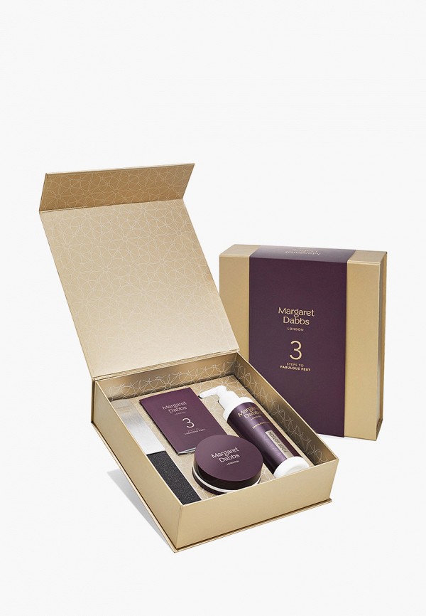

Набор для ухода за ногами Margaret Dabbs, Прозрачный, 3 Step Kit for Feet