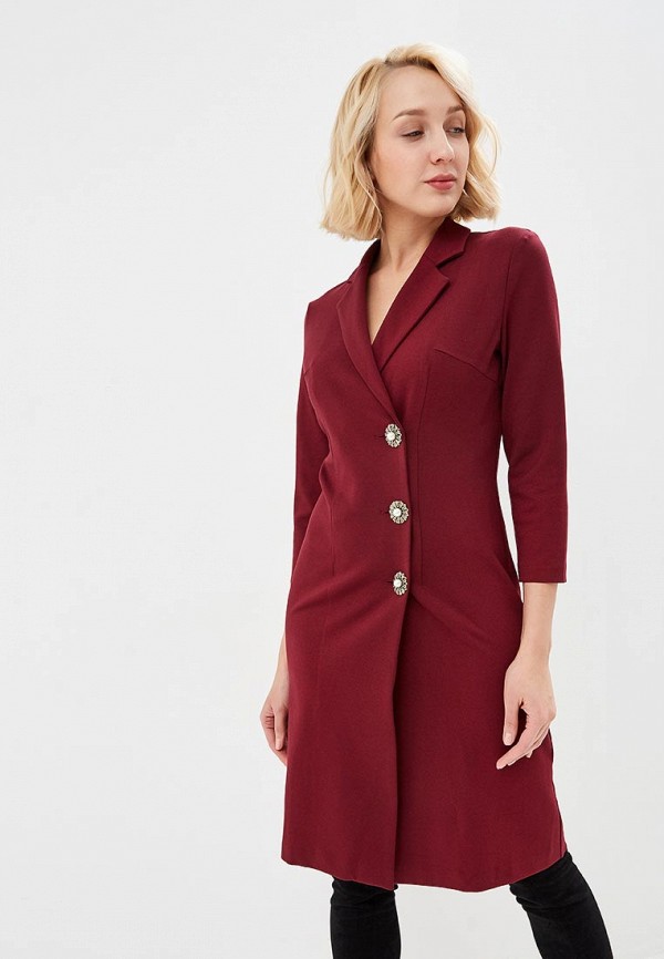 

Платье MadaM T, MadaM T MA422EWDRRT0, Бордовый