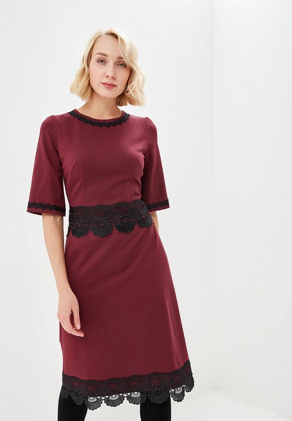 

Платье MadaM T, Бордовый, MadaM T MA422EWDRRW5
