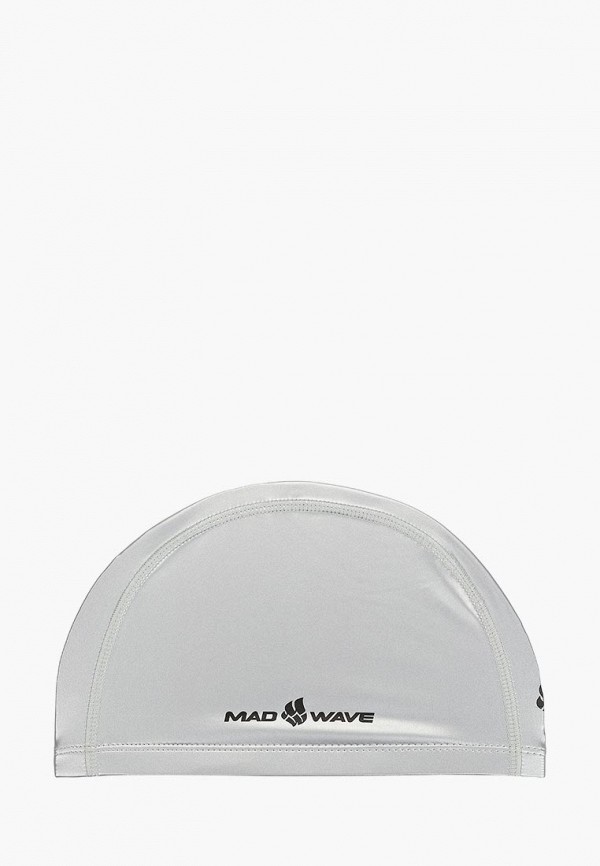 

Шапочка для плавания MadWave, Серебряный, PUT Coated