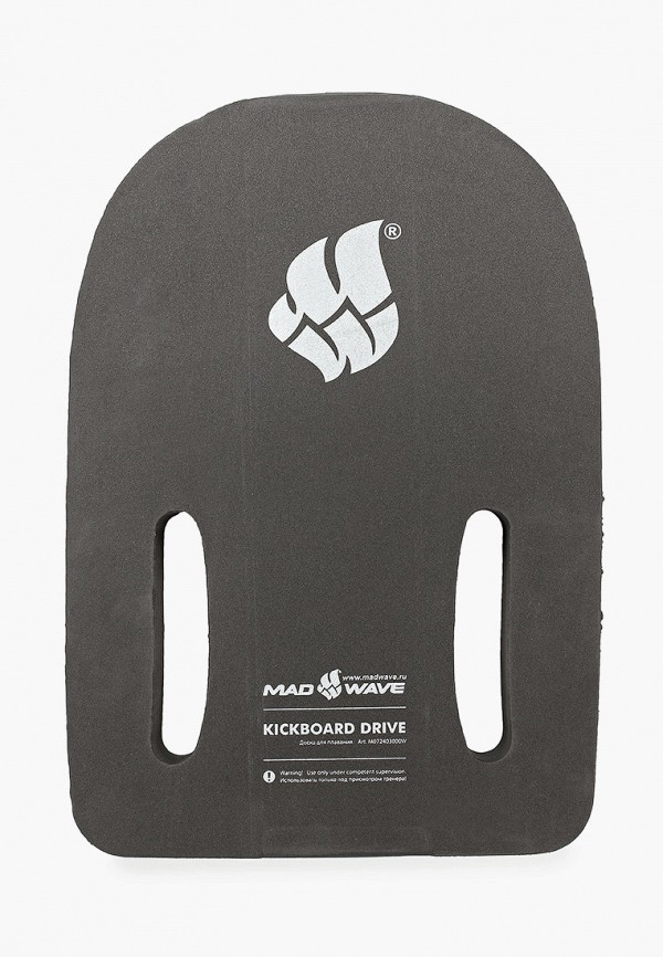 

Доска для плавания MadWave, Черный, Kickboard Drive