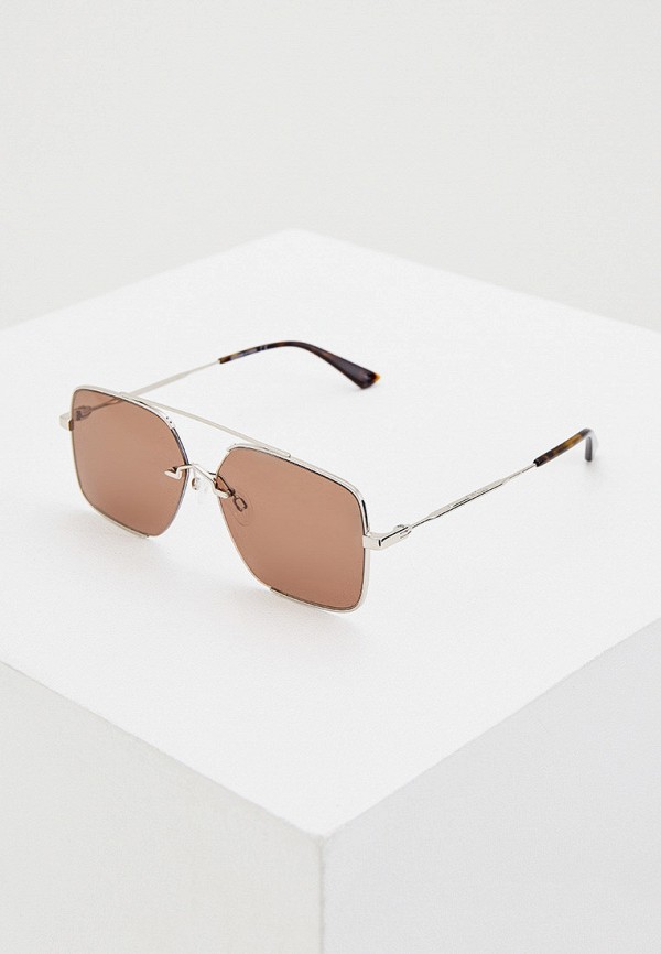 

Очки солнцезащитные McQ Alexander McQueen, Серебряный, MQ0264SA 002