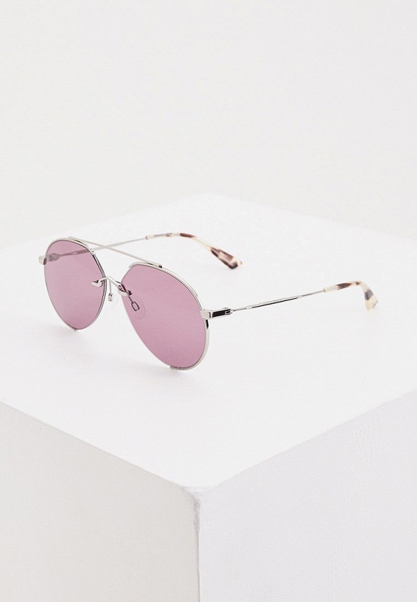 

Очки солнцезащитные McQ Alexander McQueen, Серебряный, MQ0263S 004