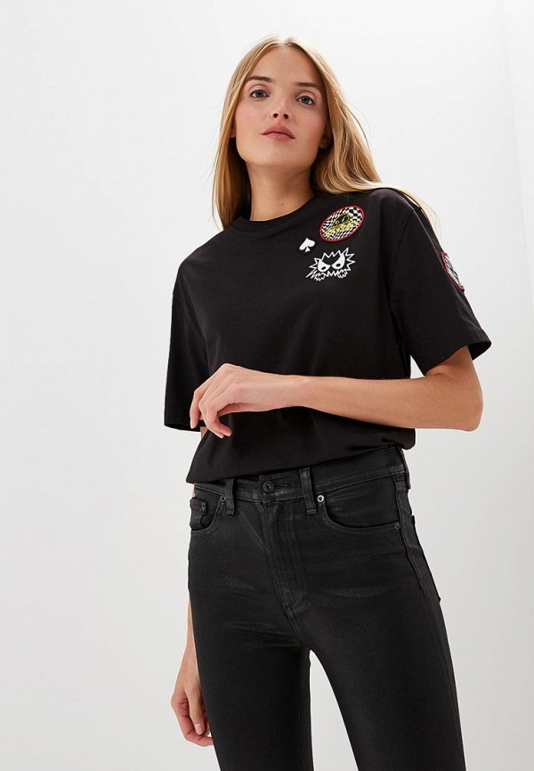 

Футболка McQ Alexander McQueen, McQ Alexander McQueen MC010EWBQAL6, Черный