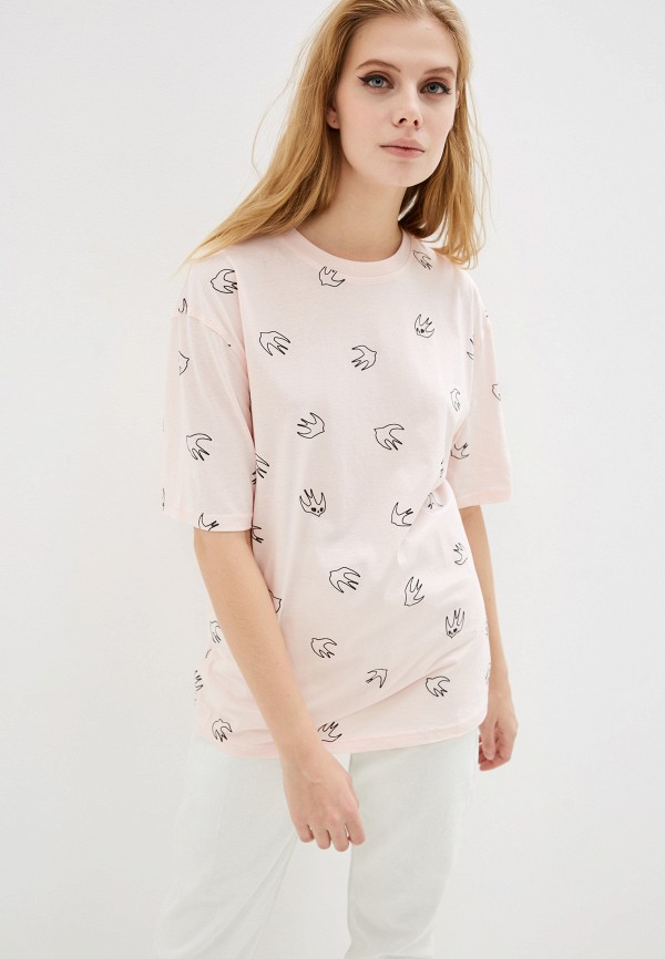 

Футболка McQ Alexander McQueen, Розовый, McQ Alexander McQueen MC010EWFNVV8